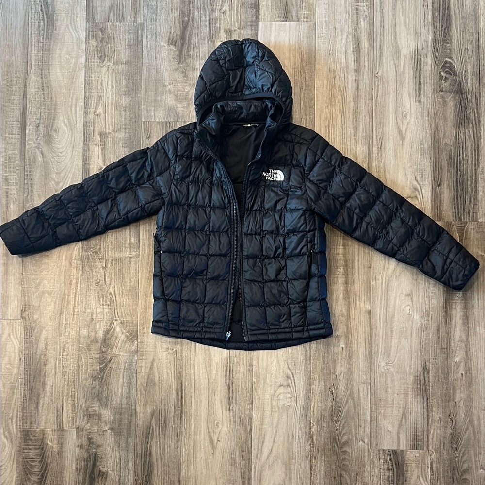 The North Face Kids Black Quilted Puffer Jacket | Lg / Size 12